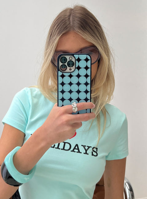 Go Girl iPhone Case Grooy Aqua Go Girl iPhone Case Grooy Aqua