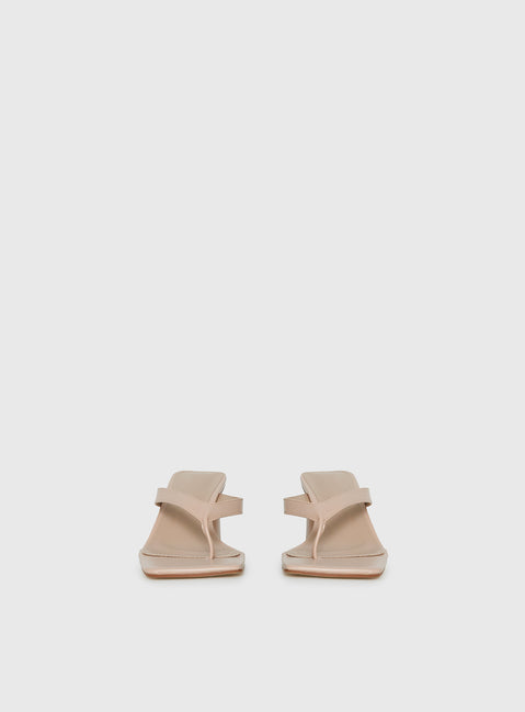 The Mona Heels Beige