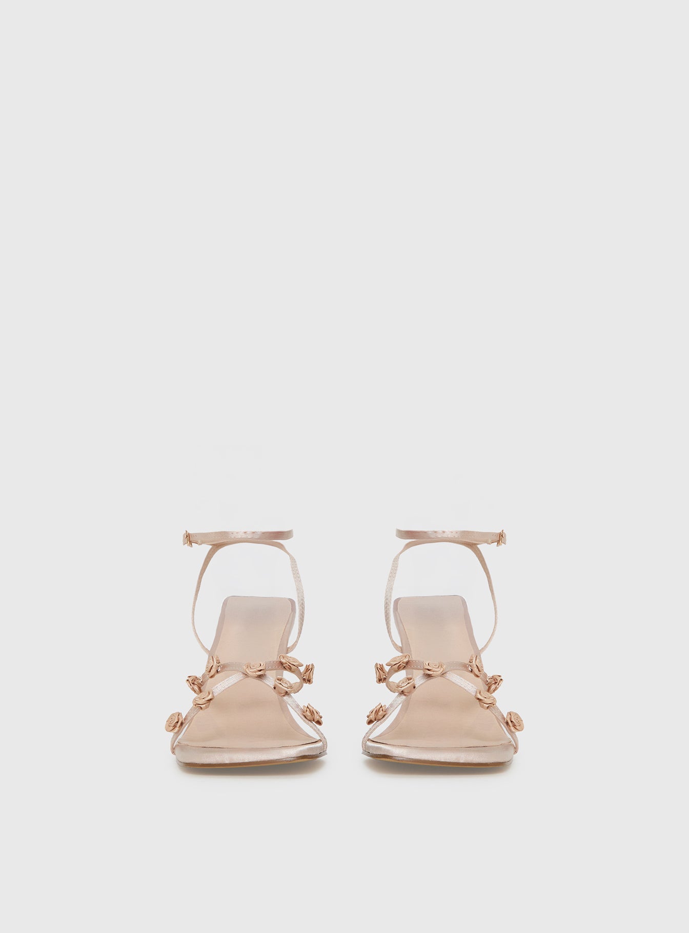 Billini Brynlee Heels Champagne Satin