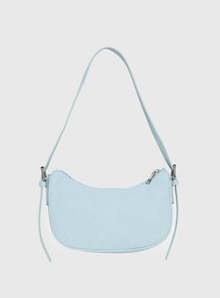 Bright Lights Studded Shoulder Bag Blue