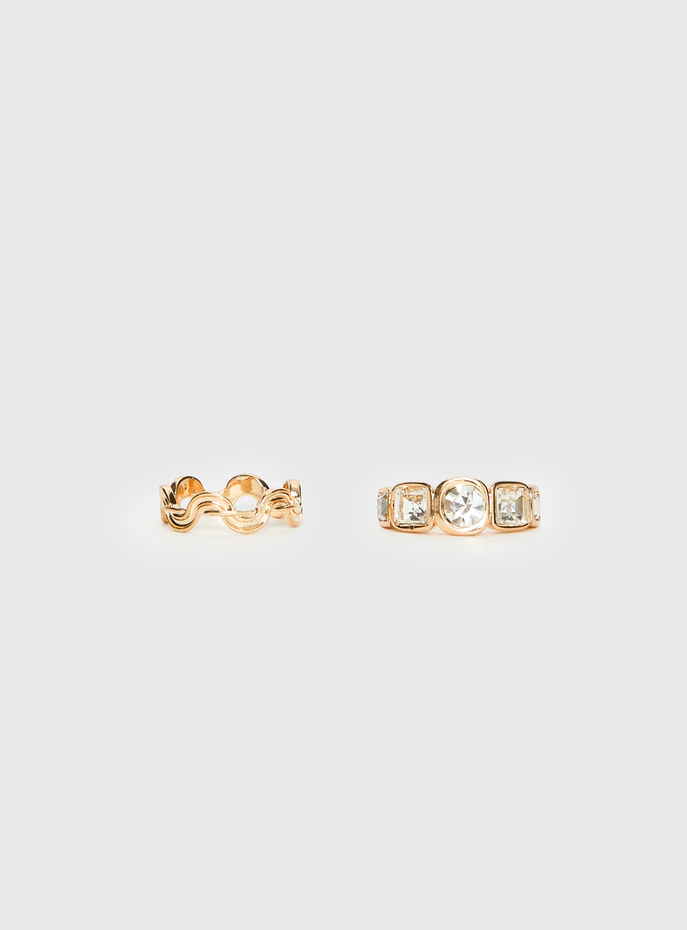Glitzy Ring Pack Gold