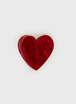 Love Heart Clip Red