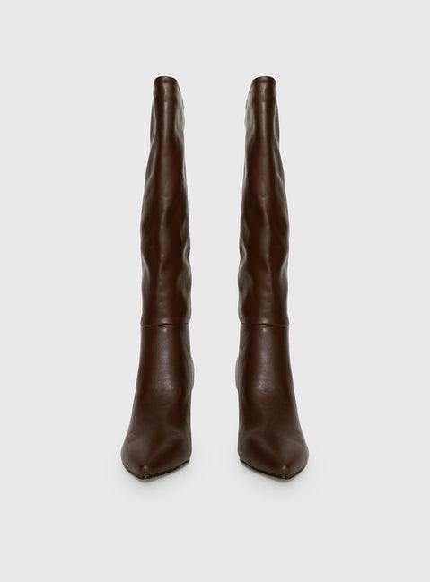 Billini Harlen Knee High Boots Brunette