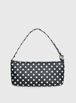 Aire Shoulder Bag Black Polka