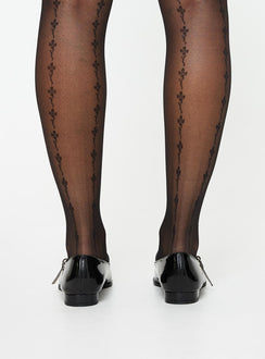 Faux leather ballet flats Single strap upper, pointed toe, padded footbed, buckle fastening