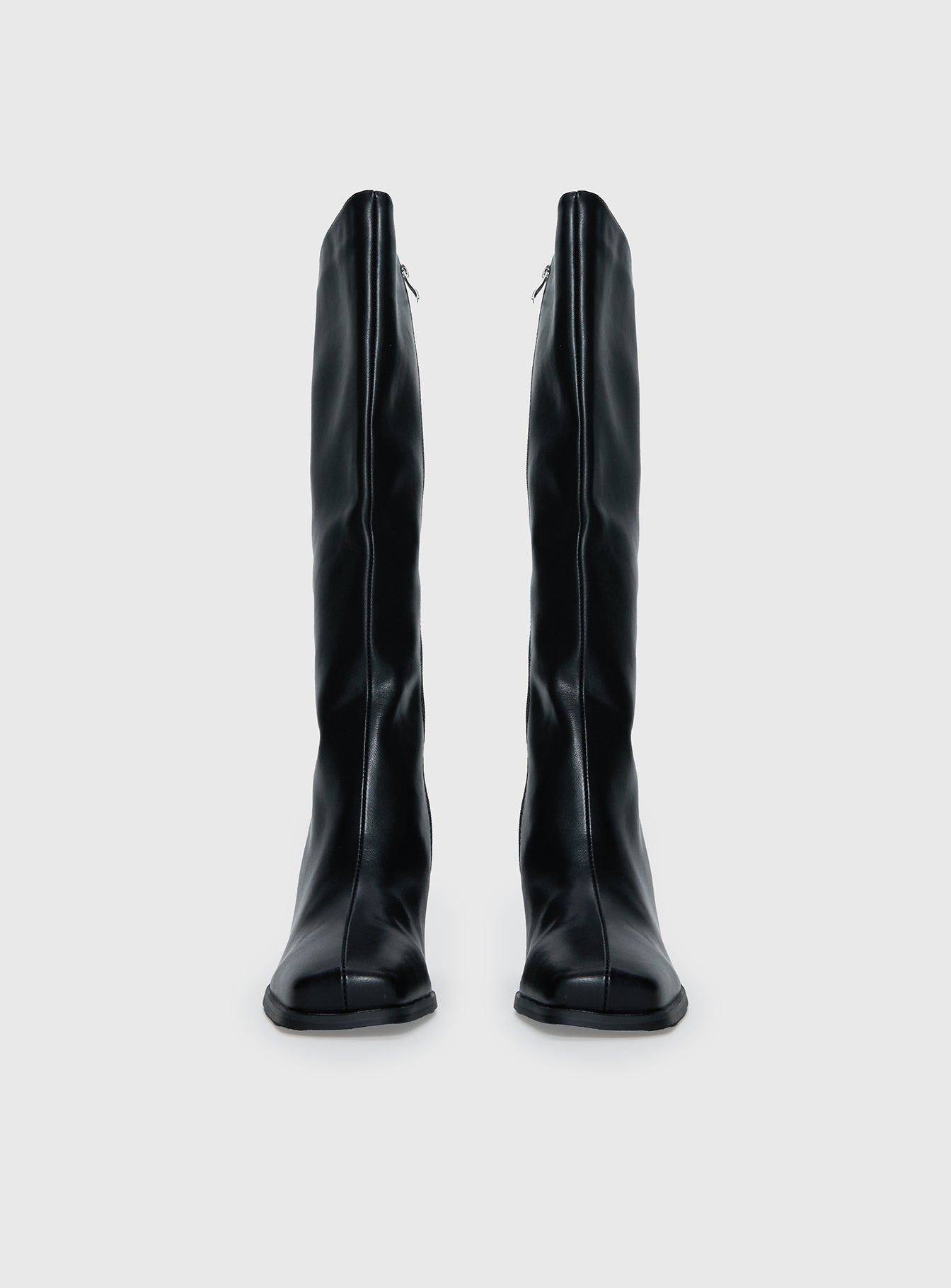 Renzo Knee High Boots Black