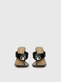 Gifted Thong Heels Black
