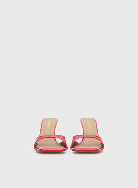 Caroline Heels Red