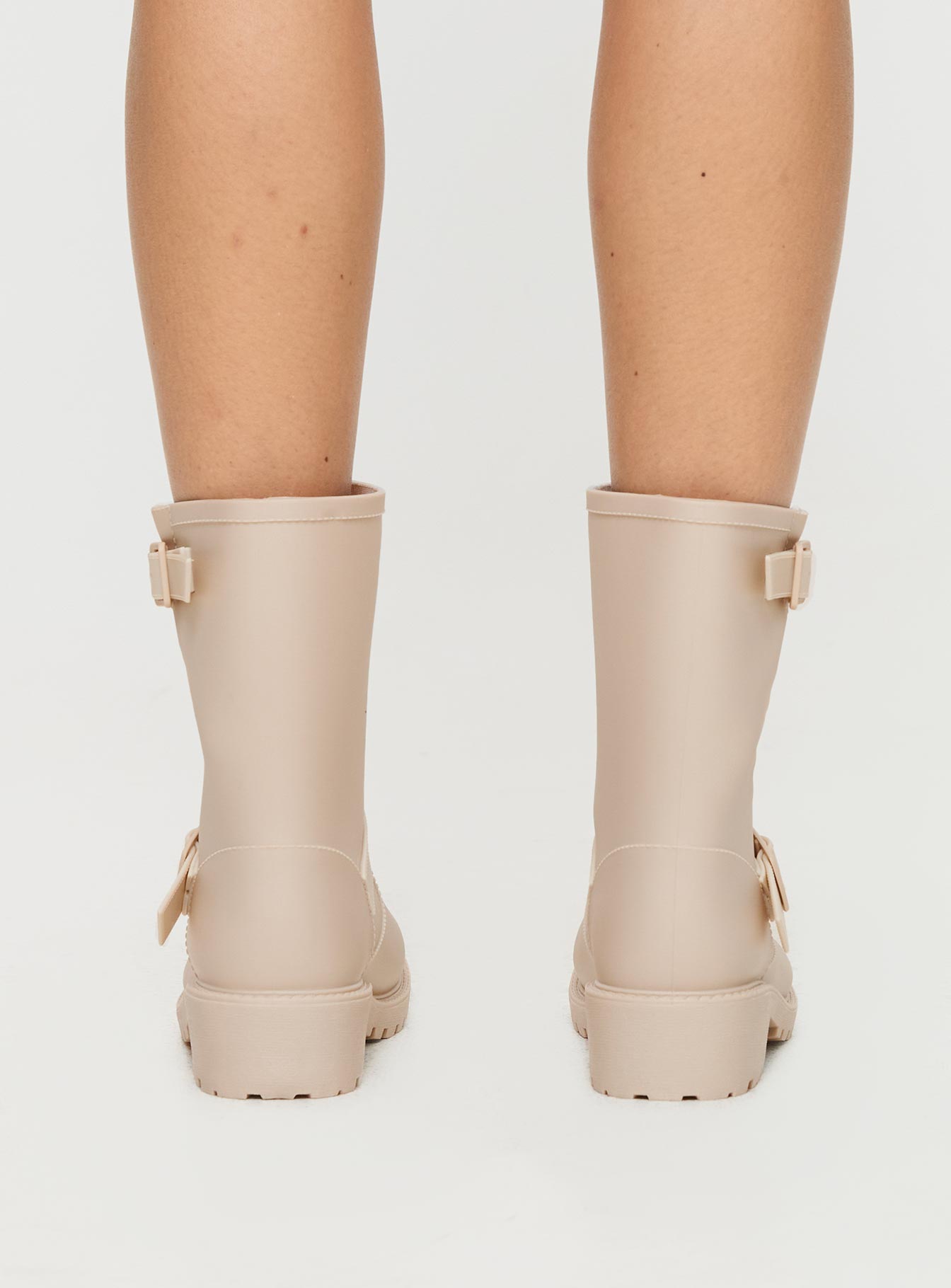 Senorita Rubber Boots Cream