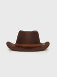 Country Girl Cowboy Hat Brown