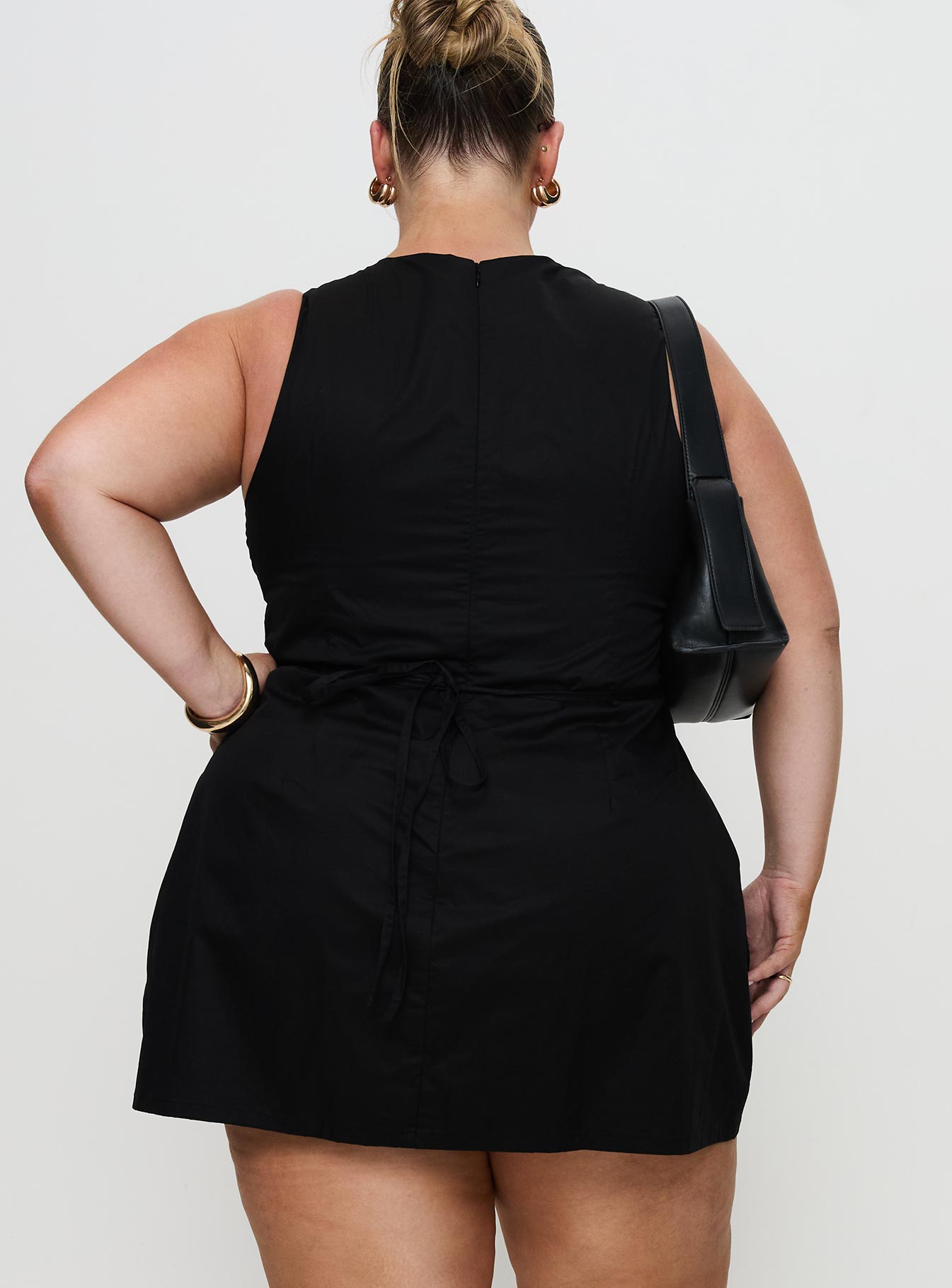 Yumiko Romper Black Curve | Princess Polly Yumiko Romper Black Curve | Princess Polly