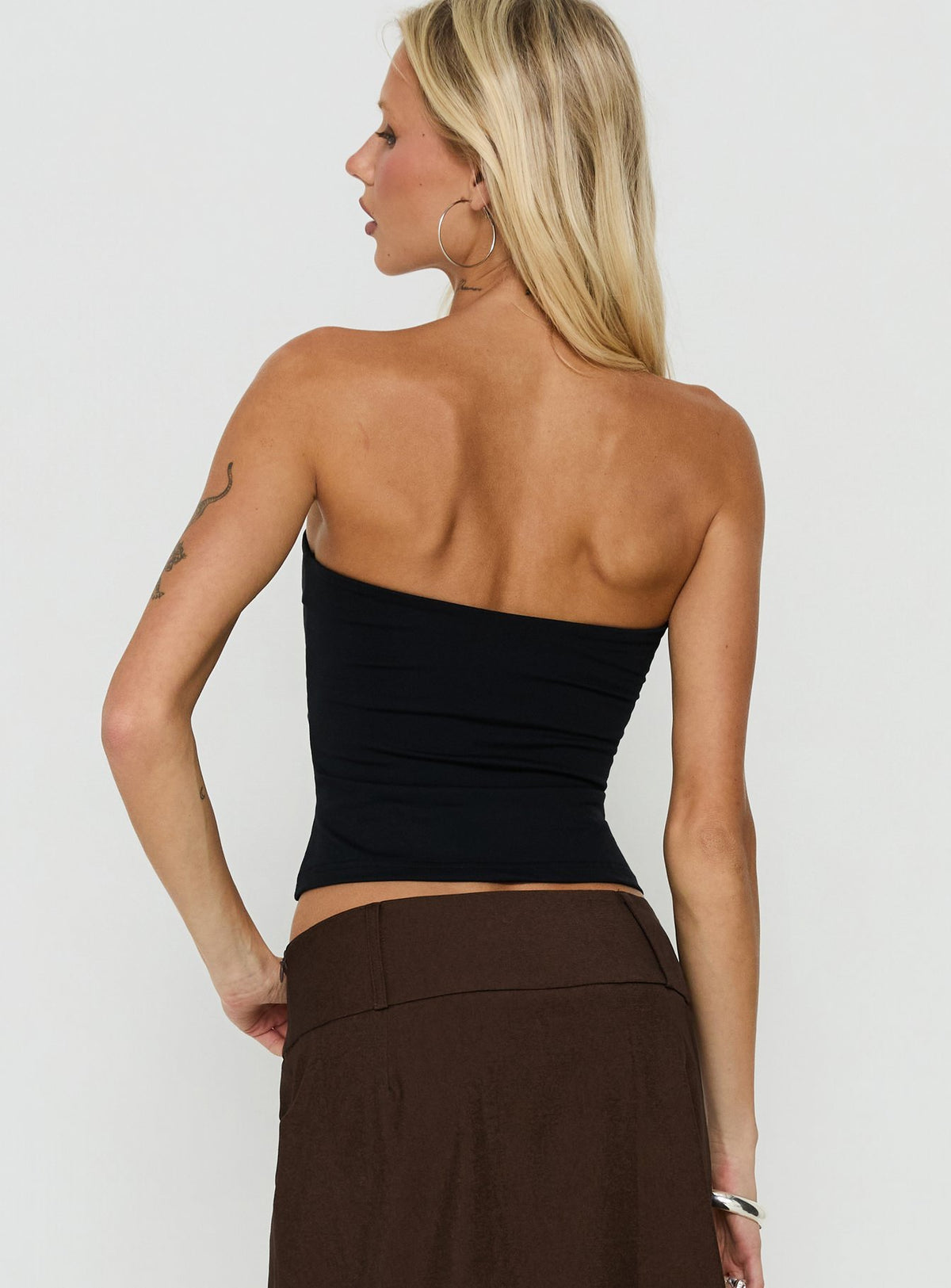 Daily Define Tube Top Black