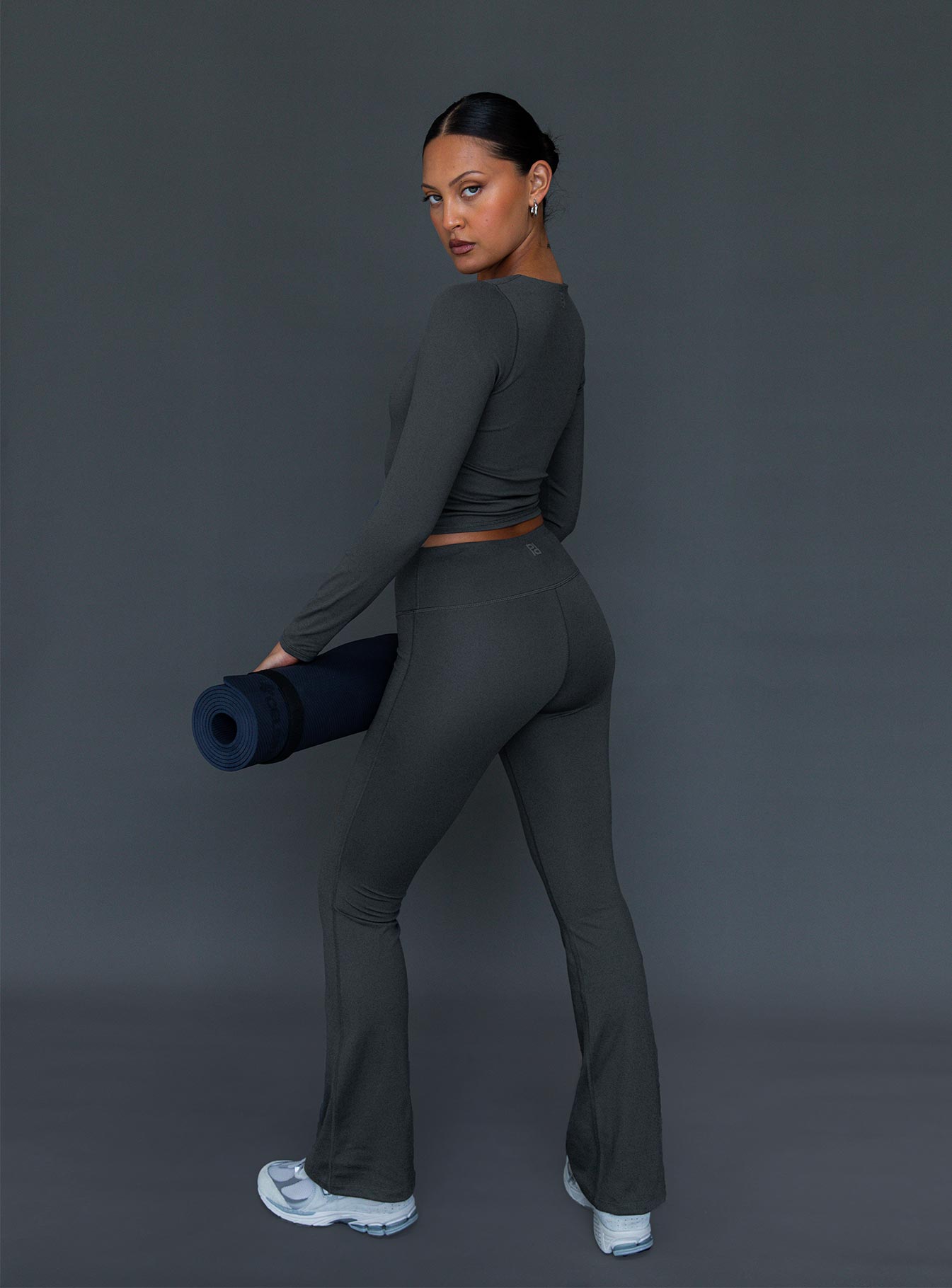 Grey yoga pants