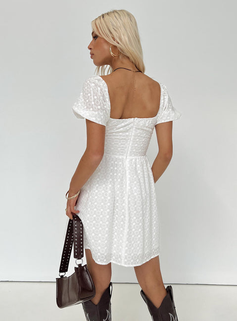 princess polly dawson mini dress Darso Mini Dress White