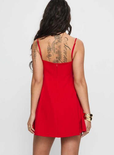 Easy To Love Mini Dress Red