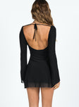 Lukea Long Sleeve Mini Dress Black Petite