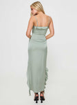 Princess Polly V-Neck  Branwell Maxi Dress Sage