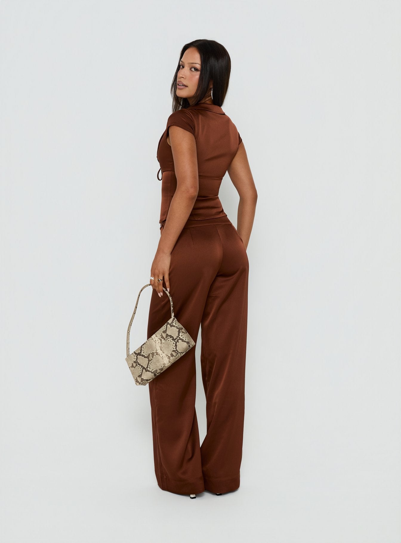 high waisted dress pants with tie RYRJJ Straight Wide Leg Long Trousers with Tie Belt for Women Pleated Front High Waisted Business Work Pants Elegant Dress Trousers(Beige,L)