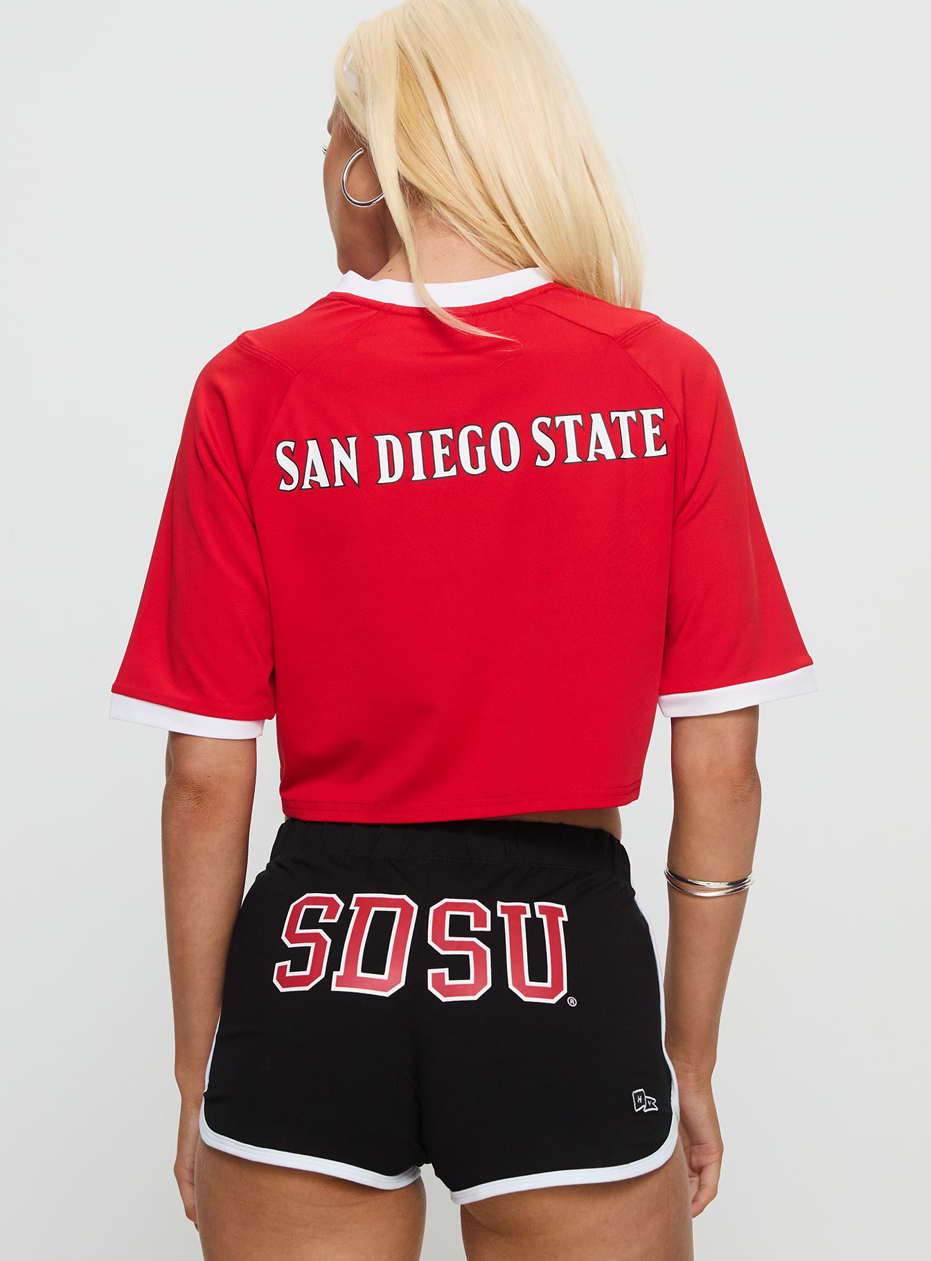 SDSU Cropped Soccer Jersey Tee | Princess Polly