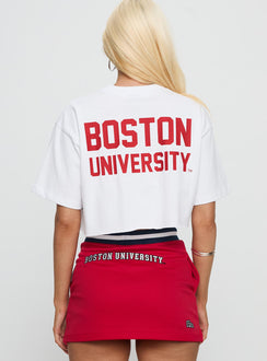 Boston University Track Top White