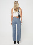 product Princess Polly High Waisted  Langley Jeans Mid Wash Denim