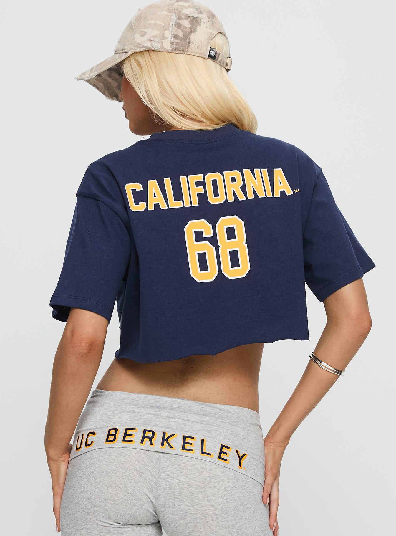 UC Berkeley Track Tee Blue