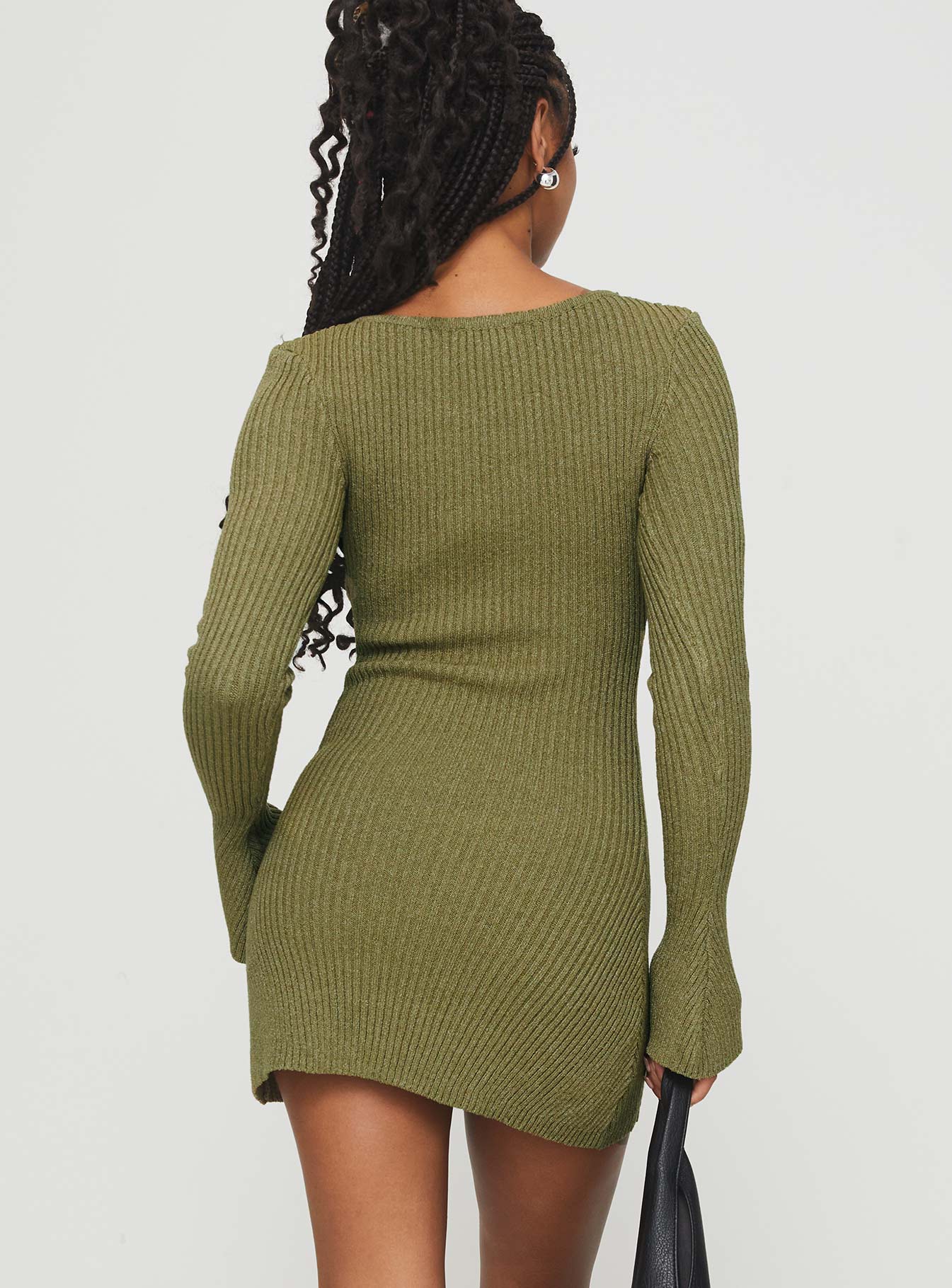 Osment Long Sleeve Knit Mini Dress L | XL | Olive | Womens | Princess Polly Osment Long Sleeve Knit Mini Dress L | XL | Olive | Womens | Princess Polly