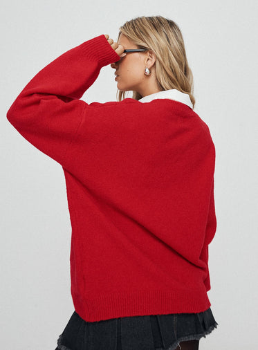 Ryanna Sweater Red
