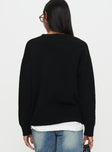 My Dear Knit Sweater Black