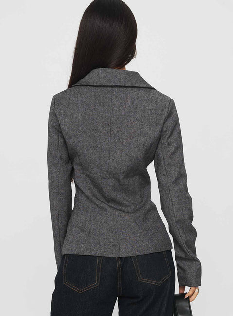 Holley Tweedle Jacket Grey
