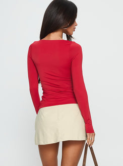 Can't Sleep Skort Beige