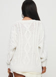 Anaya Oversized Sweater White