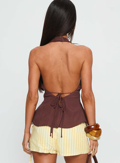 Electric Night Shorts Yellow Stripe