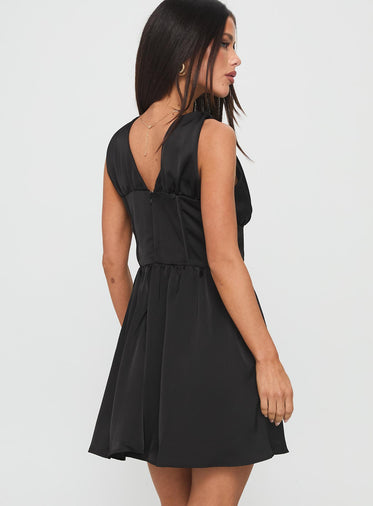 black graduation dress princess polly Sandberg Backless Maxi Dress Polka Dot | Black | Womens main image 0