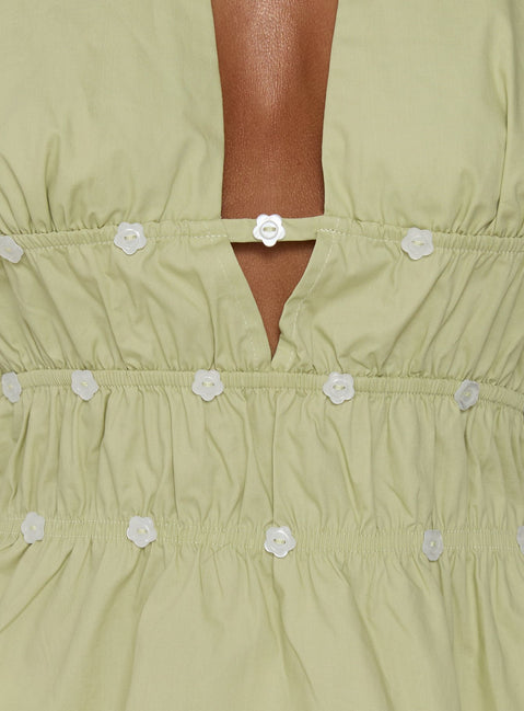 Movies End Halter Top Sage