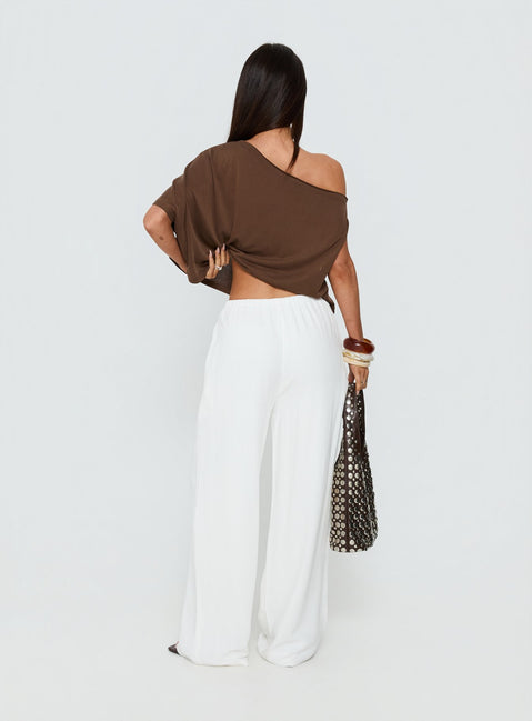 Parklea Linen Blend Pants White