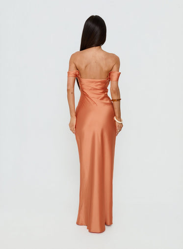 strapless open back dress Lyricah Tiered Tie Back Maxi Dress main image 1