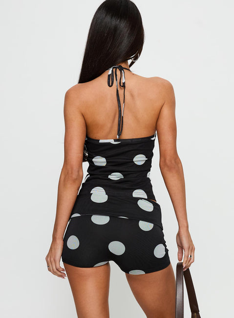 Ezekiel Micro Shorts Black Polka