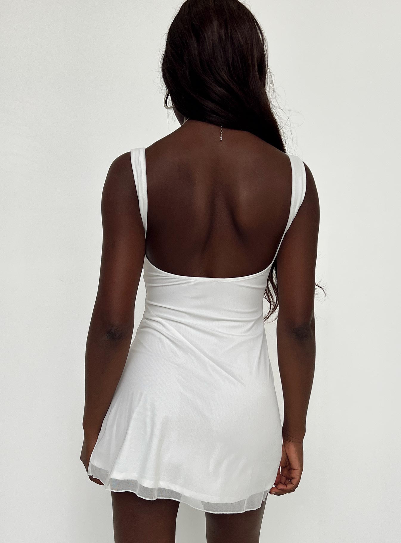 Zuba Mini Dress White | Princess Polly Zuba Mini Dress White | Princess Polly