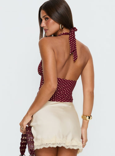 Burgundy Tops Burgundy Tops