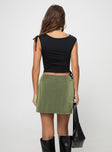 Wolf Cargo Mini Skirt Olive Princess Polly  Mini 