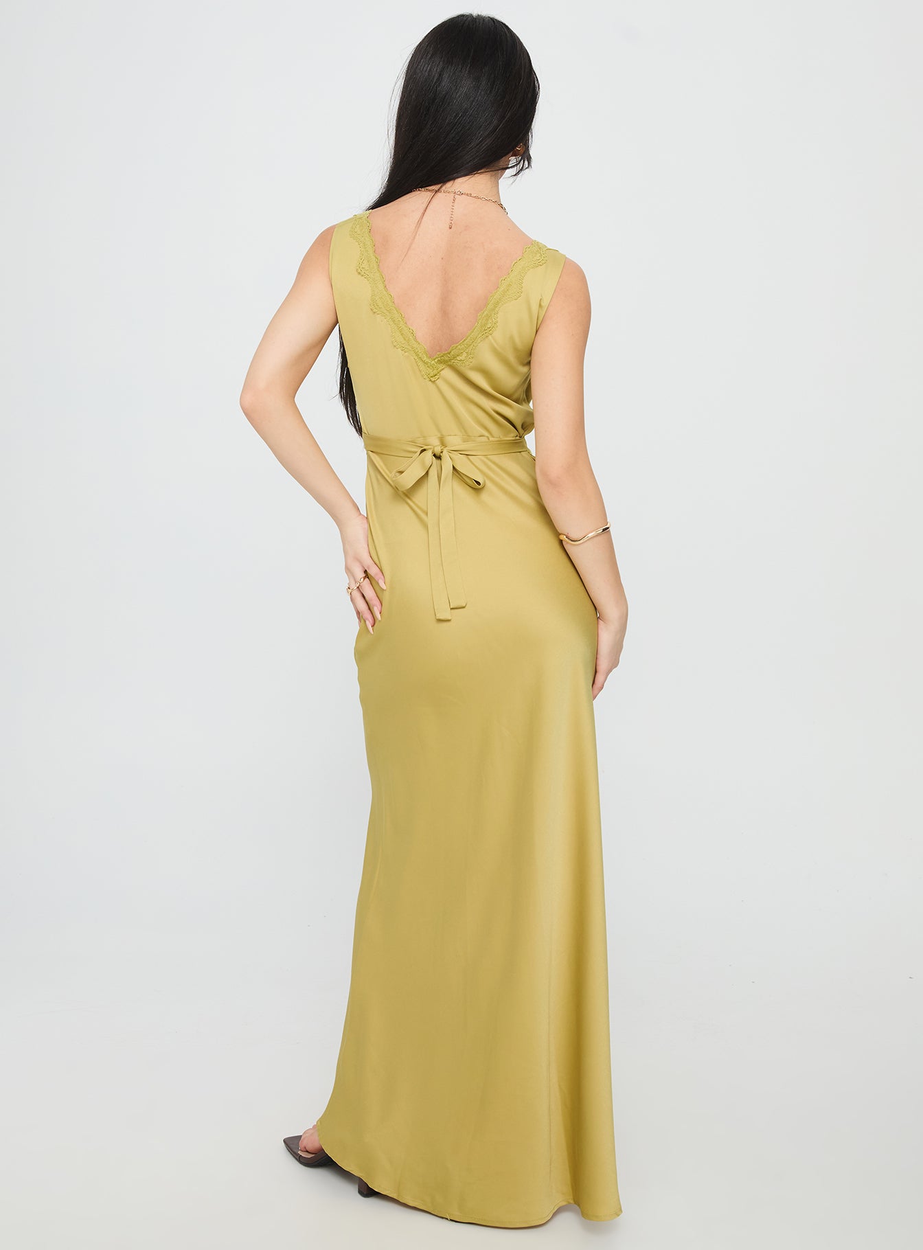 Galloway Maxi Dress Chartreuse | Princess Polly Galloway Maxi Dress Chartreuse | Princess Polly