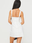 Almuna Mini Dress White