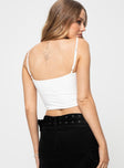 product Princess Polly Sleeveless Asymmetric Neckline  Juanita Top White