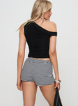 product Zitoni Micro Short Black / White Princess Polly High Waisted Shorts 