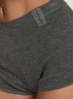 Asami Low Rise Micro Short Grey