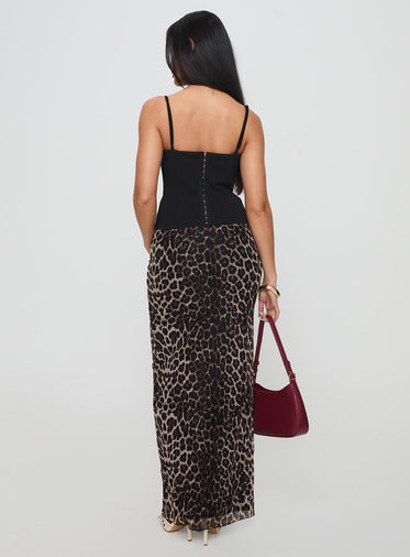 Ergo Maxi Skirt Leopard