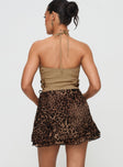 product Luned Mini Skirt Leopard Princess Polly  Mini Skirts 