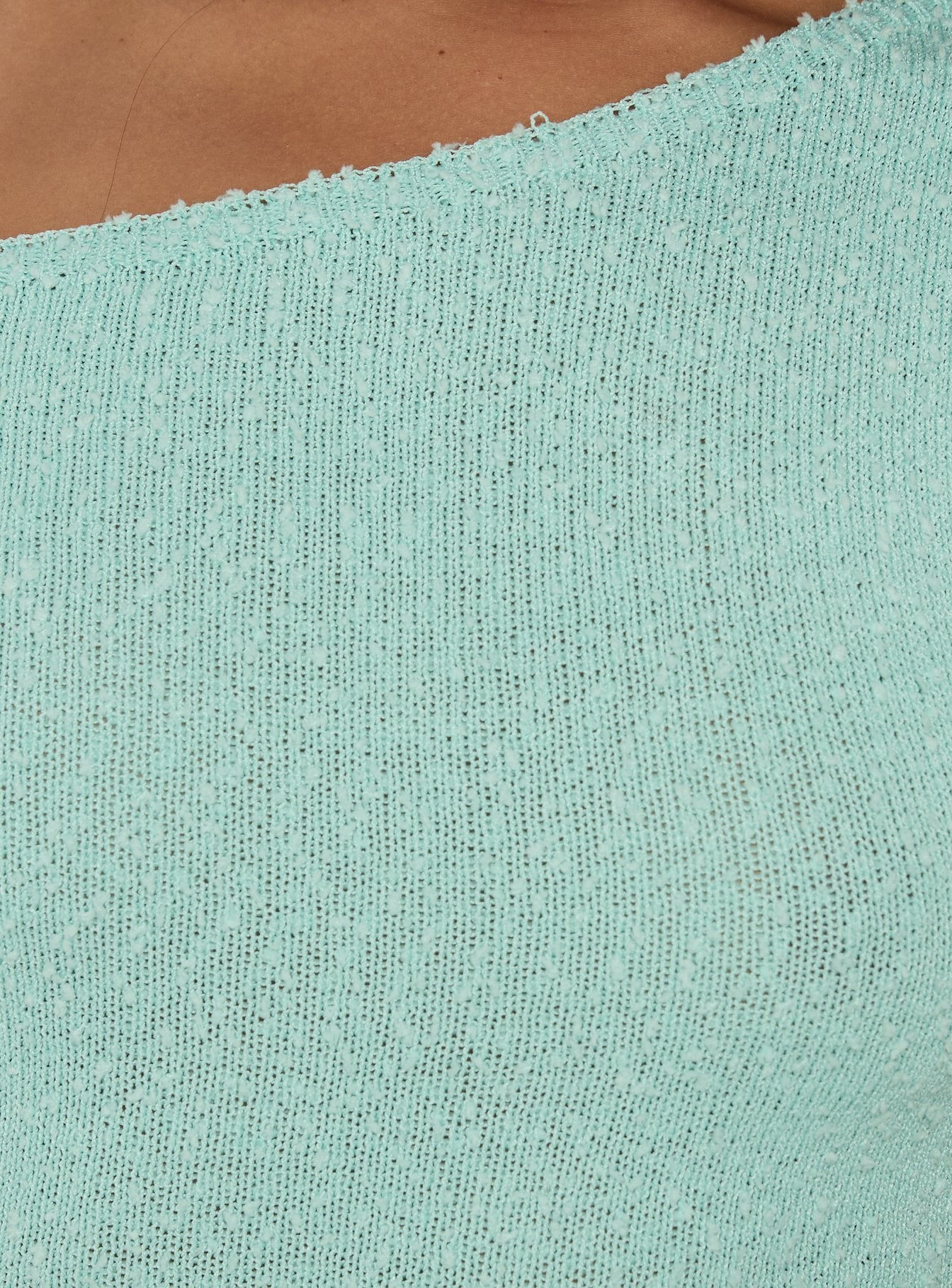 Coreina One Shoulder Mini Dress Aqua