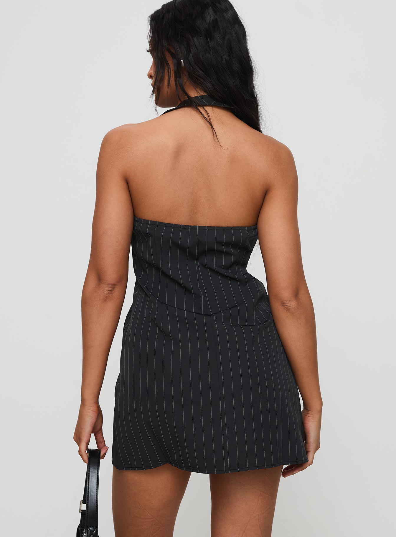 princess polly pinstripe dress Publicity Long Sleeve Mini Dress Blue Pinstripe